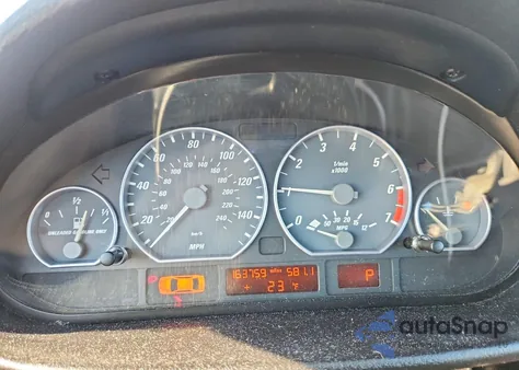 2001 BMW 330 Ci из США, поврежденный, VIN WBABS53471JU80271